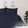 Komfortec Deluxe Bettwäsche 200x200 3 teilig Navy Blau - Produktbild-Vorschau 4