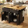 MODFU Meuble de Cuisine Multifonction - Îlot sur Roulettes Voir les images du produit 1