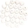 GLOREX Holzperlen weiß Ø12mm 28 Stück Produktbild-Vorschau 3