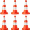 Wiltec Verkehrskegel 50 cm hoch 6 Stück, Leitkegel zum Produktbild-Vorschau 1