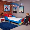 Lit enfant Spiderman 70x140 cm - MDF rouge Voir les images du produit 7