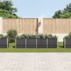 vidaXL Hochbeet 320 x 40 x 77 cm Verzinkter Stahl Anthrazit Produktbild-Vorschau 2