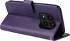 A purple flip phone case for a Xiaomi Redmi Note 14 Pro 5G / 14 Pro+ 5G, showing the camera cutout and floral/butterfly design. Produktbild-Vorschau