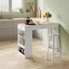WOLTU Stehtisch Bartisch Bistrotisch, mit 1 Schublade 3 Produktbild-Vorschau 2