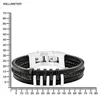 s.Oliver Herren Armband 9025510 Leder Edelstahl Produktbild-Vorschau 2