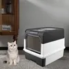 Katzentoilette mit ausziehbarer Schale Doppeltürige Produktbild-Vorschau 8