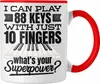 Trendation - Piano Klavier Tasse Geschenk Klavierspieler Produktbild-Vorschau 1