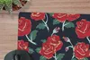 MuchoWow® Mauspad Mousepad Rosen - Blume - Muster - Rot Produktbild-Vorschau 2
