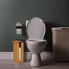 Relaxdays Toilettenpapier Aufbewahrung, 4 Rollen, Bambus, Produktbild-Vorschau 3