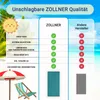 Strandtuch XXL aus Baumwolle, 1000x200 cm, grün mit Produktbild-Vorschau 5
