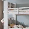 Łóżko piętrowe Merax 90x200 cm z zabezpieczeniem przed Podgląd zdjęcia produktu 6