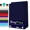 Buymax Spannbettlaken 200x200cm Doppelpack 100% Baumwolle Produktbild-Vorschau 1