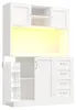 Szafka bufetowa 120 x 40 x 188 cm – szafka kuchenna z Podgląd zdjęcia produktu 10