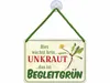 Kulthänger Blechschild Unkraut Begleitgrün, KH 140 Produktbild-Vorschau 2