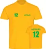 multifanshop Kinder T-Shirt - Australien - Trikot Nummer Produktbild-Vorschau 1