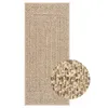 vidaXL Teppich ZIZUR 80x200 cm Jute-Optik Indoor und Produktbild-Vorschau 1