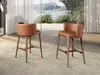 Angel Cerdá Hocker aus braunem Kunstleder 4158 Produktbild-Vorschau 3