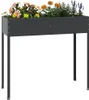 vidaXL Sadzarka antracytowa 100,5x40,5x90 cm Stal Podgląd zdjęcia produktu 3