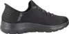 Side view of a black Skechers Slip-Ins shoe. Voir les images du produit