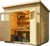 Bertilo Gerätehaus Amrum 3 - naturbelassen - 14 mm Produktbild-Vorschau 10