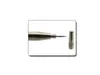 A close-up view of a metal voltage tester with its cap removed, set against a white background. Produktbild-Vorschau