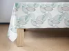 Wachstuchtischdecke 140x90 cm - Blaue Blätter - Produktbild-Vorschau 3