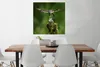MuchoWow® Poster Vogel füttert seine Jungen 75x75 cm - Wand Produktbild-Vorschau 2