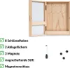 Skrinka na kľúče, magnetická tabuľa, 30x8x42 cm, ZELLER Náhľad obrázku produktu 8