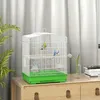 PawHut Vogelvoliere Vogelkäfig Stahlvoliere mit Ständer Produktbild-Vorschau 2