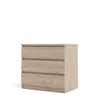 Commode Nada 3 tiroirs finition hickory. Voir les images du produit 2