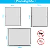 Aopunly Fliegengitter Insektenschutz Fenster 80 x 100 CM Produktbild-Vorschau 2
