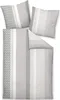 A bedding set including a duvet cover and two pillowcases, laid out flat. Produktbild-Vorschau