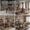 ML-Design zestaw 4 krzeseł do jadalni, brązowe, krzesło Podgląd zdjęcia produktu 6