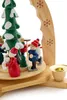 BRUBAKER Pyramide de Noël en bois à 1 étage - 30 cm - Sapin Voir les images du produit 3