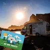 Zuhause ist da wo wir parken Souvenir Magnet mit Wohnwagen Produktbild-Vorschau 4