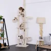 lionto Kratzbaum mit Deckenspanner, 230-250 cm großer Produktbild-Vorschau 2