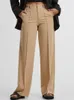 Urban Classics - Damen Wide Pleated Hose - UNIONBEIGE - W30 Produktbild-Vorschau 6