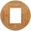 vidaXL Bierkastentisch Teak 70 cm Produktbild-Vorschau 5