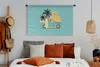 MuchoWow® Wandteppich Wandbehang Bus - Surfbrett - Sommer - Produktbild-Vorschau 4
