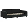 vidaXL Letto da giorno nero 90x200 cm in velluto Anteprima dell’immagine prodotto 1