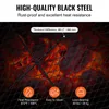 SucceBuy 30palcový kulatý gril X-Marks fire pit black, Náhled obrázku produktu 3