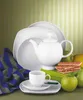 Seltmann Kaffeeservice 18-teilig uni weiß Lido eckig Produktbild-Vorschau 3