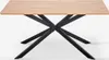 Tisch mit gekreuzten Beinen 160x90 aus Holz und Metall Produktbild-Vorschau 8