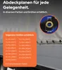 Abdeckplane 300x200 cm Blau, mit Ösen, 650 g/m² Produktbild-Vorschau 3