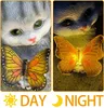 Solarlampe, LED Solarleuchte, Gartenlampe, Katze Produktbild-Vorschau 3