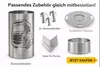 TiKo-Design® Ohnivá nádoba z ocele s motívom nákladného Náhľad obrázku produktu 6