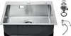 SucceBuy Lavello da cucina da 68 cm, postazione di lavoro, Anteprima dell’immagine prodotto 1