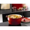 Round casserole dish - PYREX - Slow Cook - 28 cm - Red Anteprima dell’immagine prodotto 6
