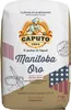 A bag of Caputo Manitoba Oro flour with branding and illustrations. Podgląd zdjęcia produktu