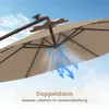 COSTWAY parasol wspornikowy z workami z piaskiem, parasol Podgląd zdjęcia produktu 5